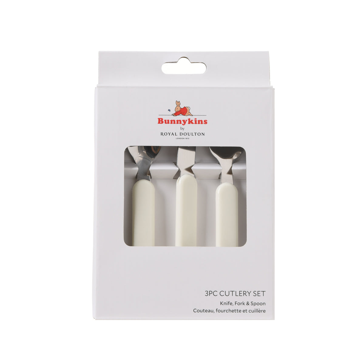 Royal Doulton Bunnykins 3pc Melamine Cutlery Set in Natural
