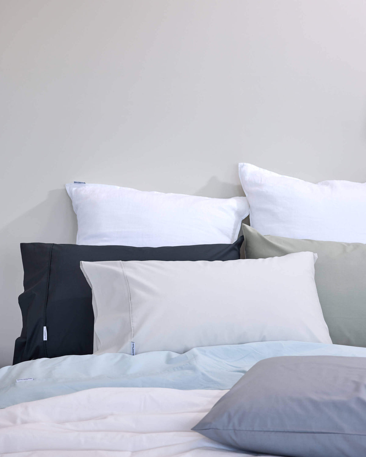 Royal Doulton Stirling sheet set styled on a bed