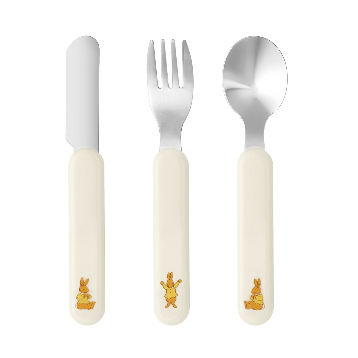 Royal Doulton Bunnykins 3pc Melamine Cutlery Set in Natural