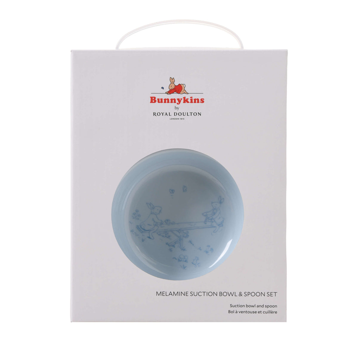 Royal Doulton Bunnykins Melamine Suction Set in Blue